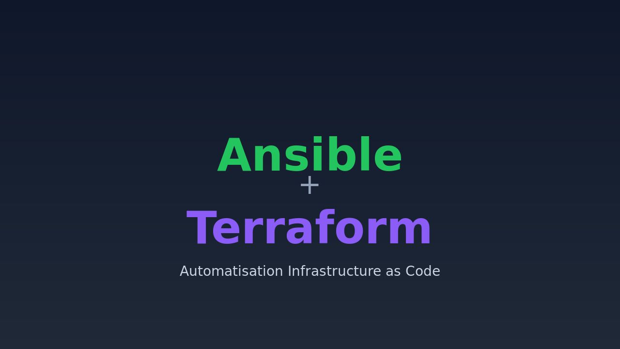 Automatisation IT avec Ansible et Terraform : le guide pratique pour industrialiser votre infrastructure